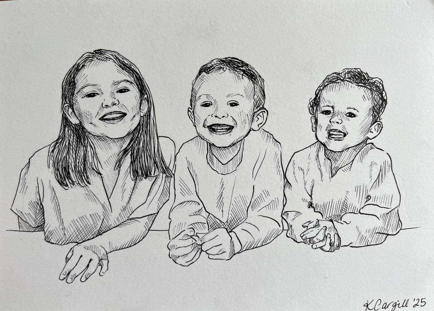Custom Pen Portrait