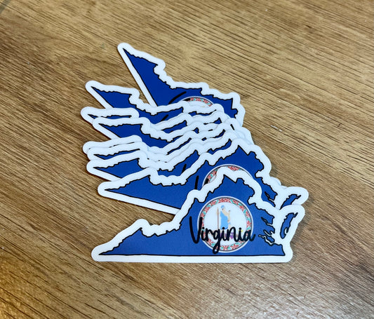 Virginia State Flag Sticker