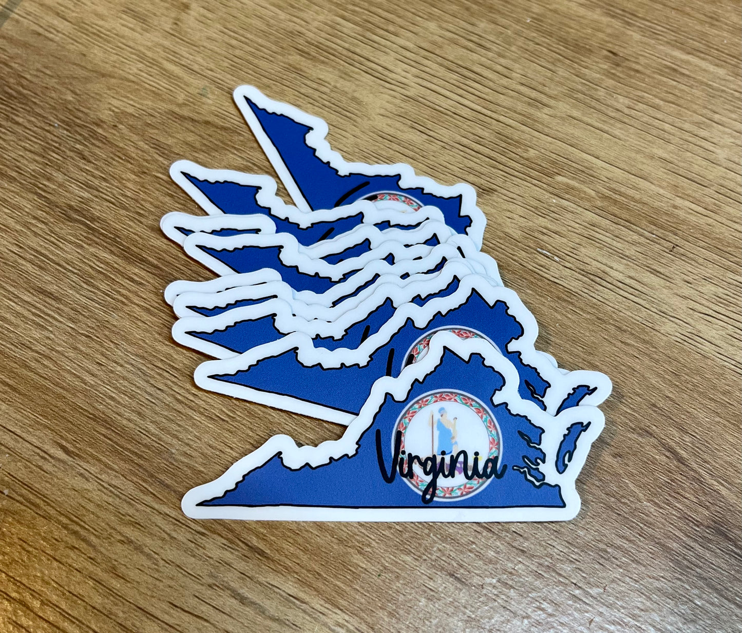 Virginia State Flag Sticker